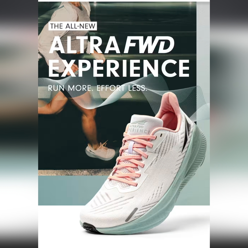 Altra Women's Fwd Experience Running Shoes White Pink And Blue - Picture 11 of 11